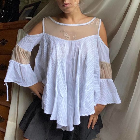 Elegant prairie princess flare sleeve size xs nwt - Picture 1 of 4
